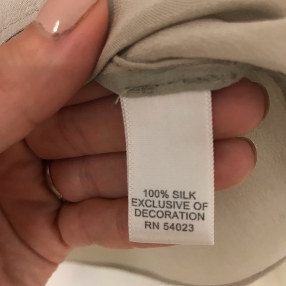 Banana Republic Silk Blouse, Sz XS - Picture 5 of 5